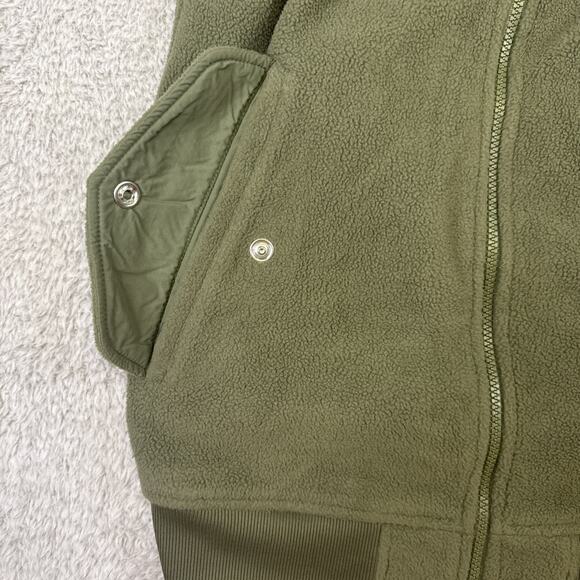 Burton Light Phase Hybrid fleece vest olive green Size M - Picture 3 of 9